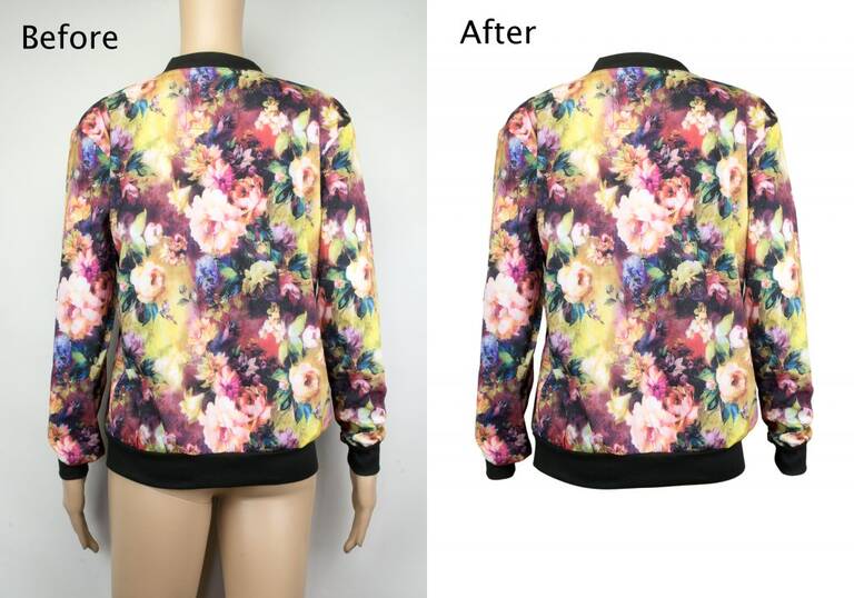 Example of just clipping path, no extra editing. Photo editing services